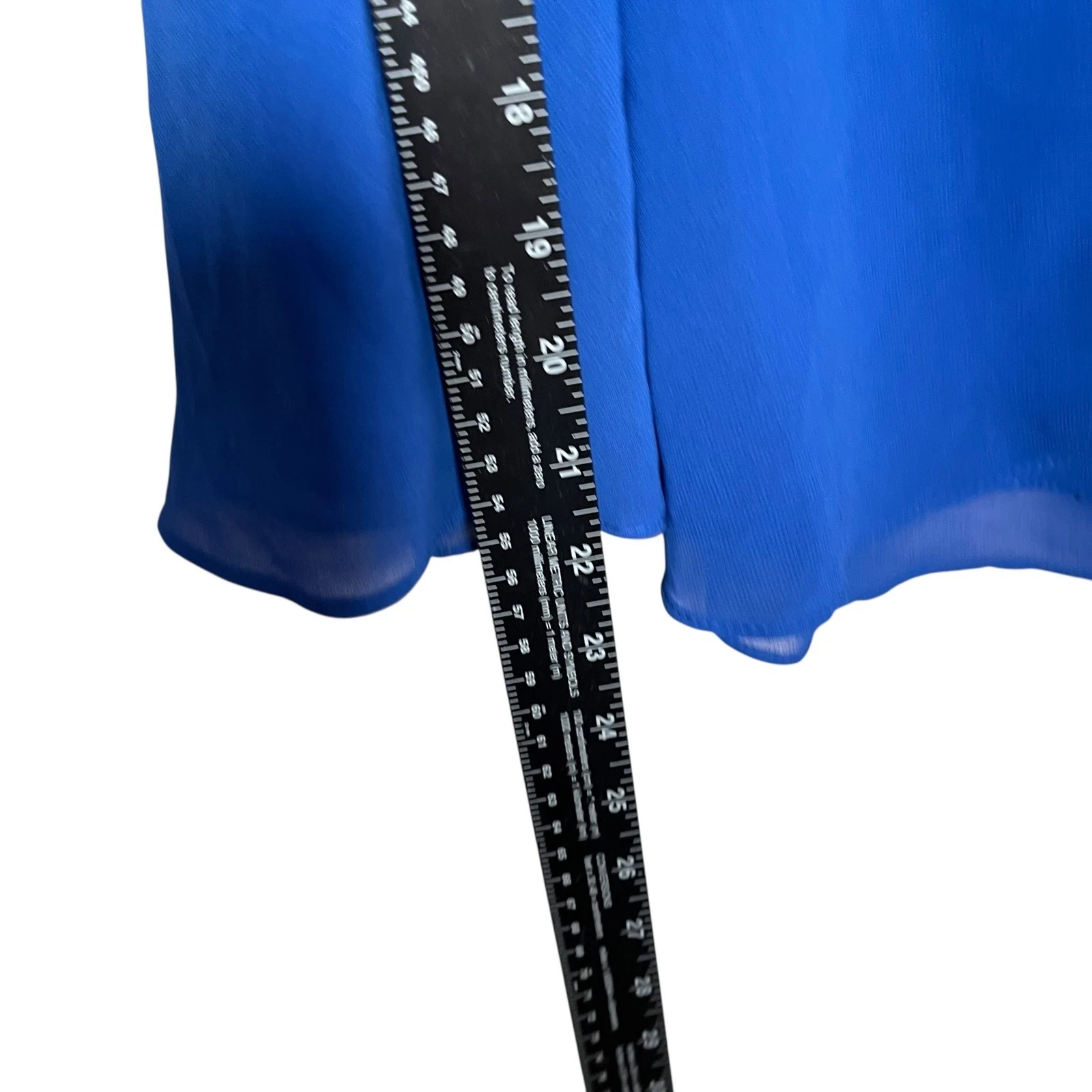 Sweet Journey Blouse Women's Large Blue Crochet Sleeveless Tank Top Casual - Imagen 6