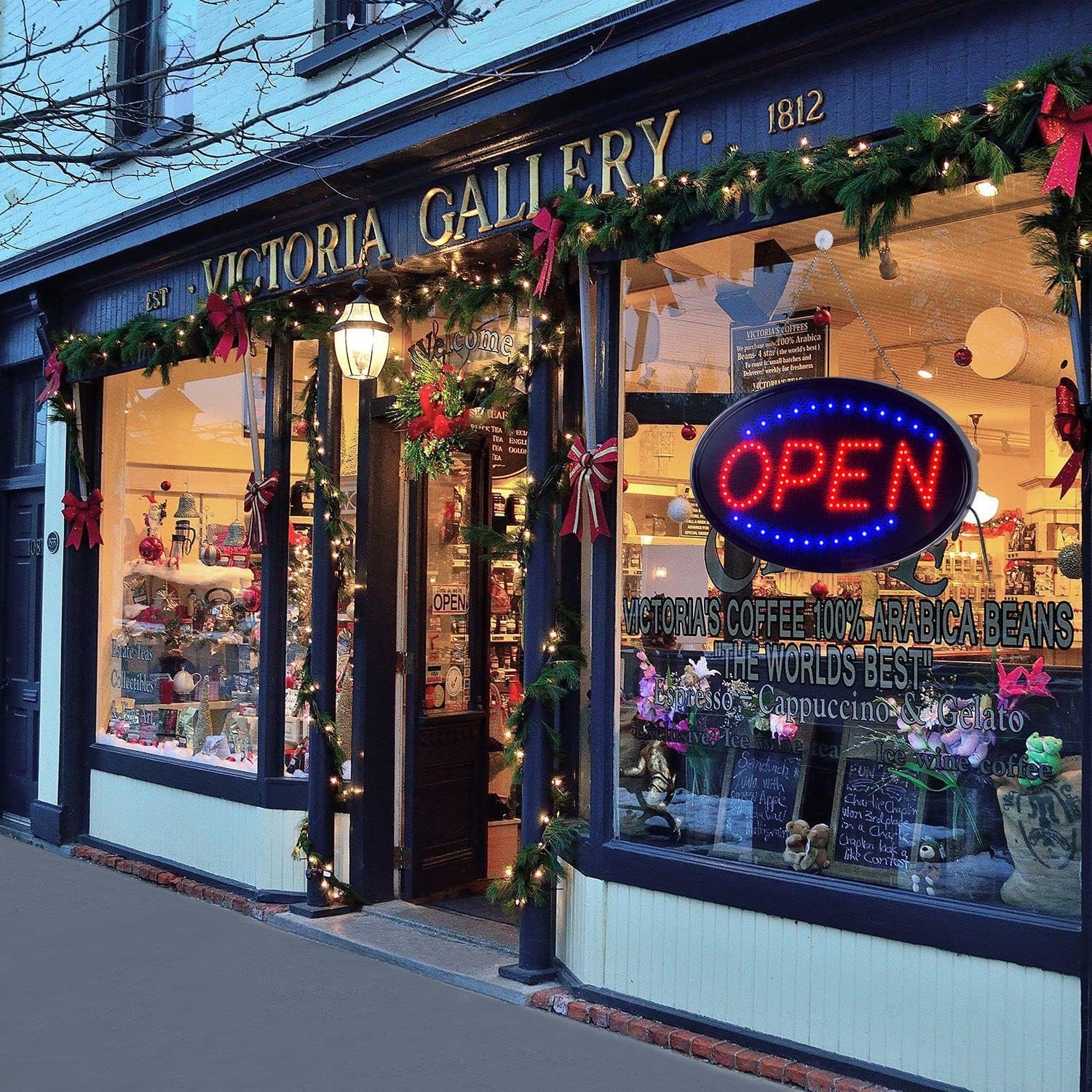 Animated Motion Ultra Bright OPEN Business Sign Store LED Neon Light with ON/OFF - Imagen 7