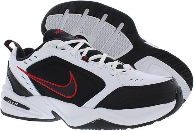 Nike Men’s Air Monarch IV Training/Workout Shoes. Size 9.5 White/Black