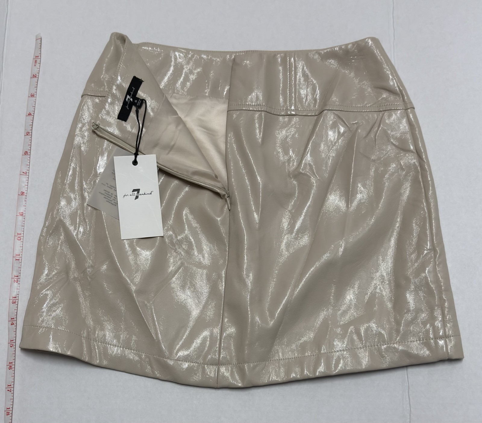 7 For All Mankind Women’s Polyurethane Skirt Size S