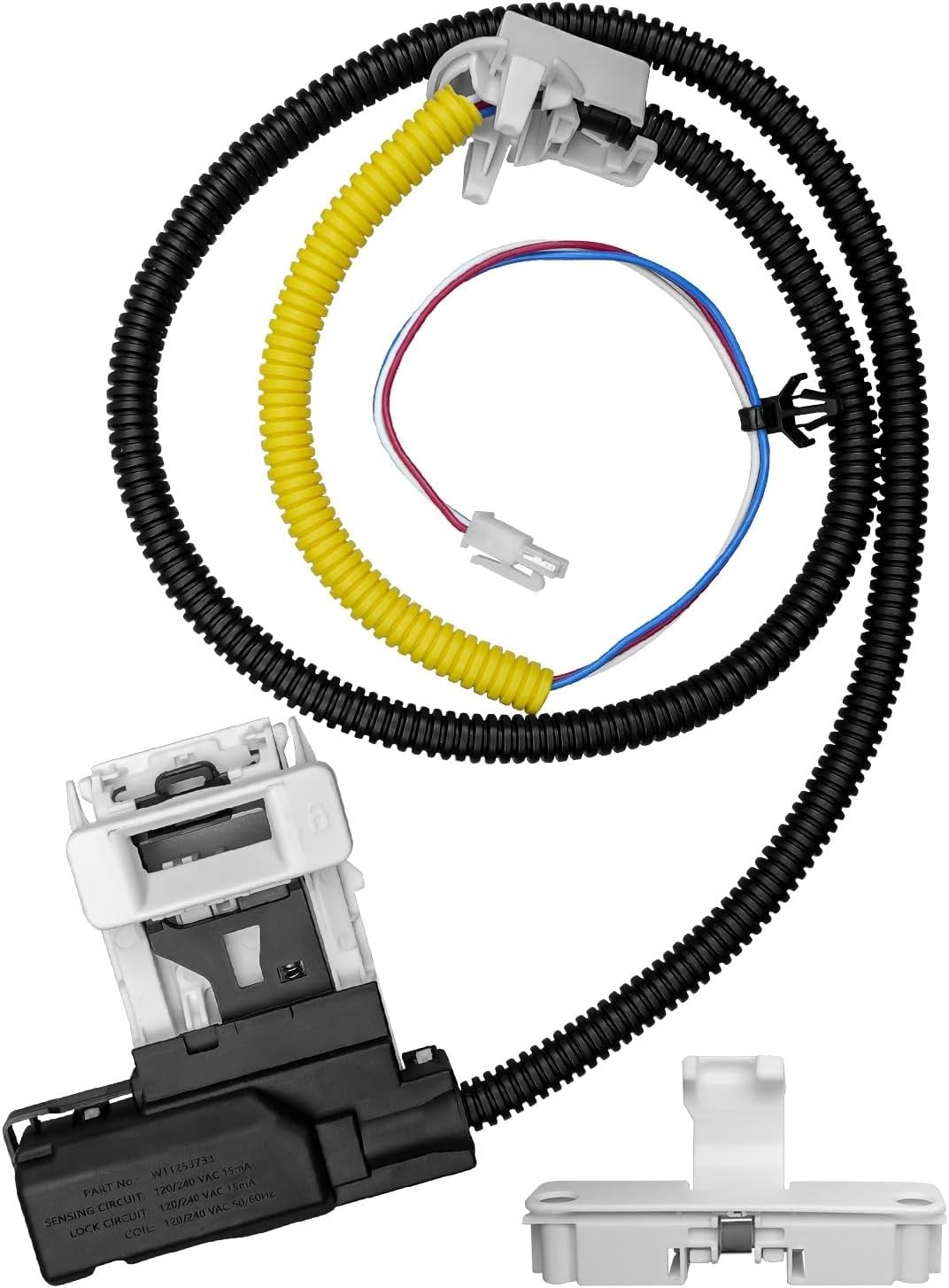 W11307244 Whirlpool Washer Door Lid Lock Switch Strike W10837741 Maytag Latch