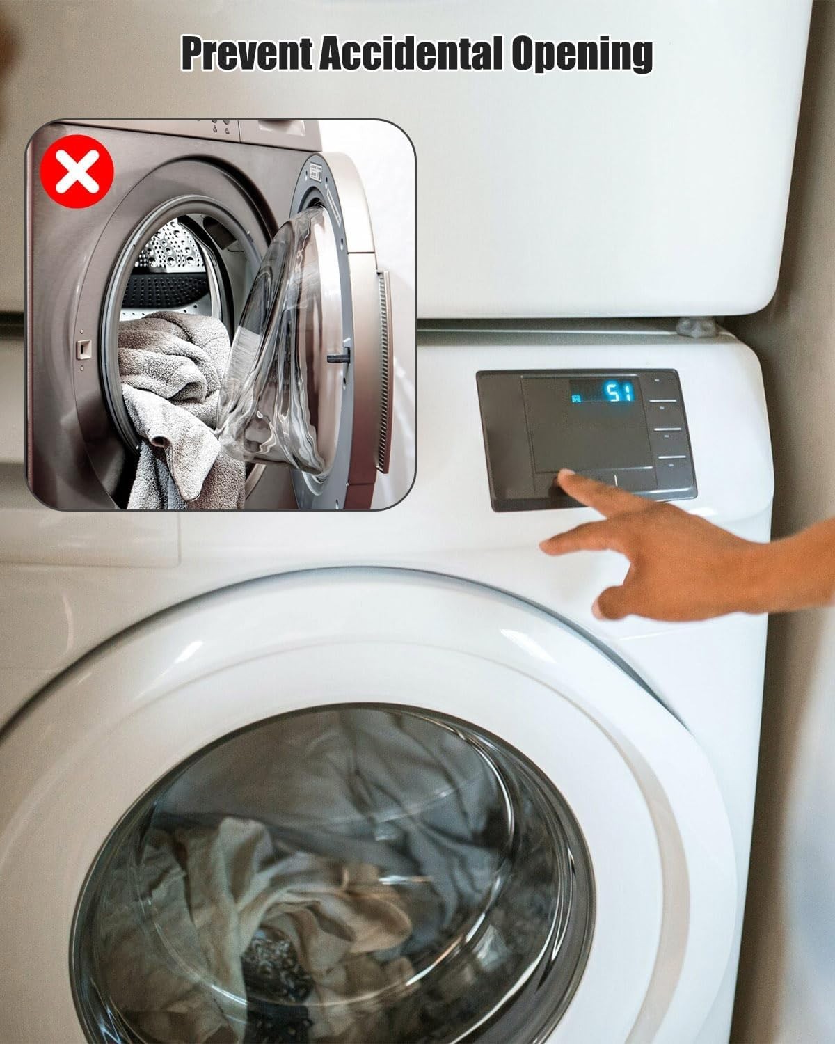 W11307244 Whirlpool Washer Door Lid Lock Switch Strike W10837741 Maytag Latch - Imagen 6