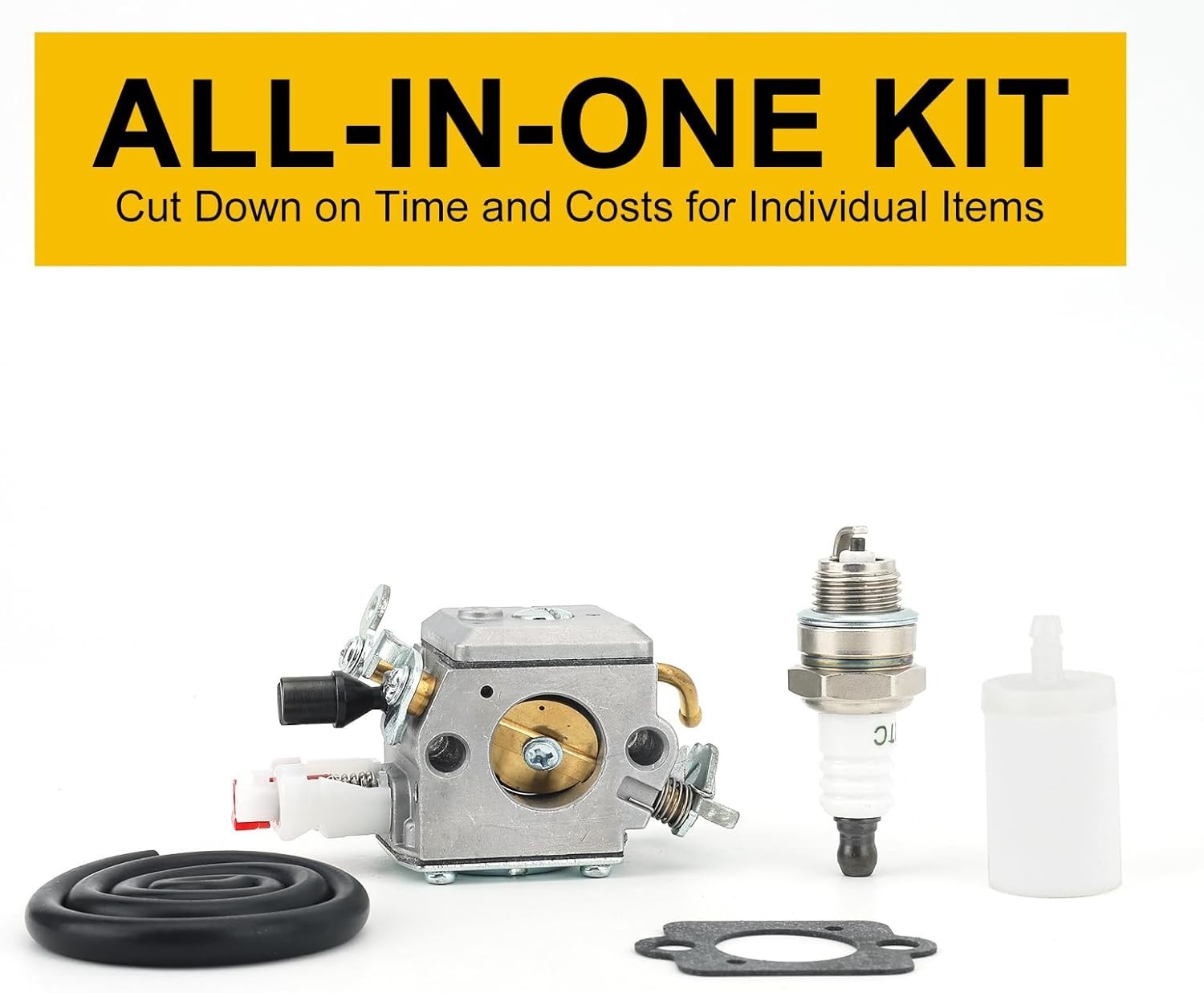 For HUSQVARNA 350 353 340 345 346 For Zama 503283208 Chainsaw Carburetor - Imagen 6