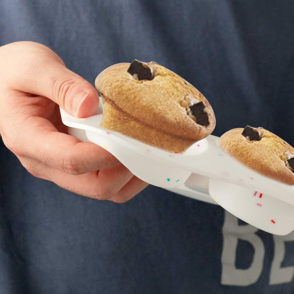 Silicone Muffin Pan & Cupcake Pans for Baking – 12 Cup Regular Siz