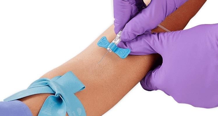 25G Safety Butterfly with Pre-Attached Holder New Sealed - Imagen 3