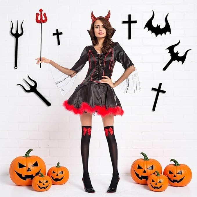 Women’s thigh-high stockings with satin bows, snag-resistant, knee-high socks