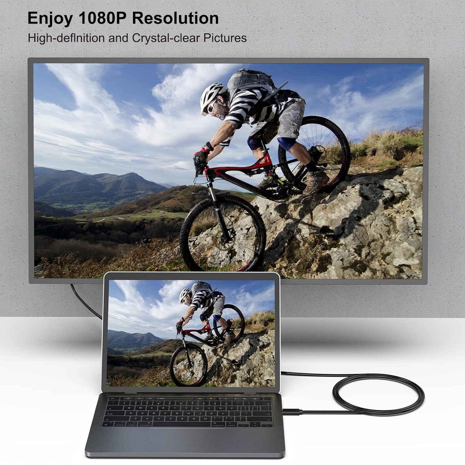 BENFEI USB Type C To VGA Cable 1080P Converter Adapter for Laptop UHD Projector - Imagen 7