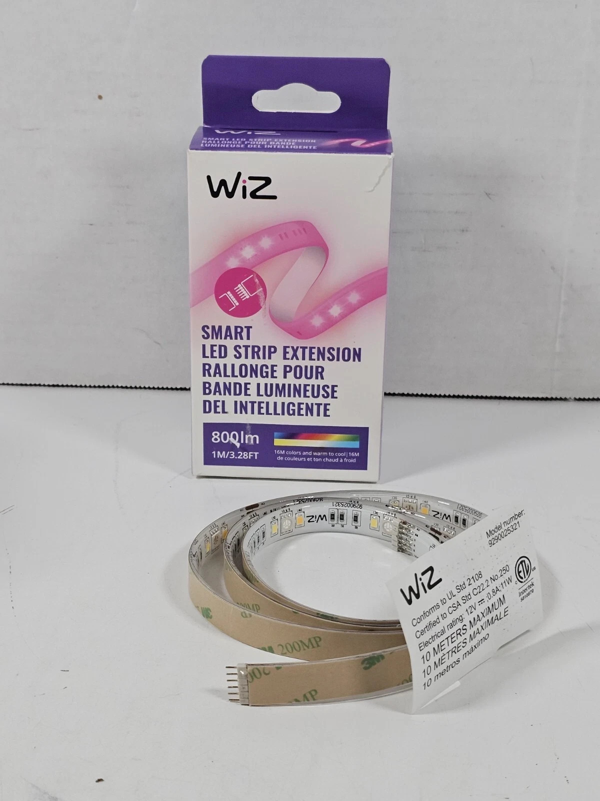 WiZ SMART LED STRIP EXTENSION Multicolor – 1 meter/3.28FT