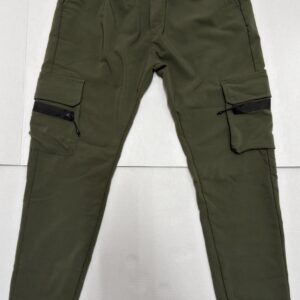 Mens Cargo Combat Flex Work Trouser Relax-Fit Multi Pocket Stretch Workwear Pant