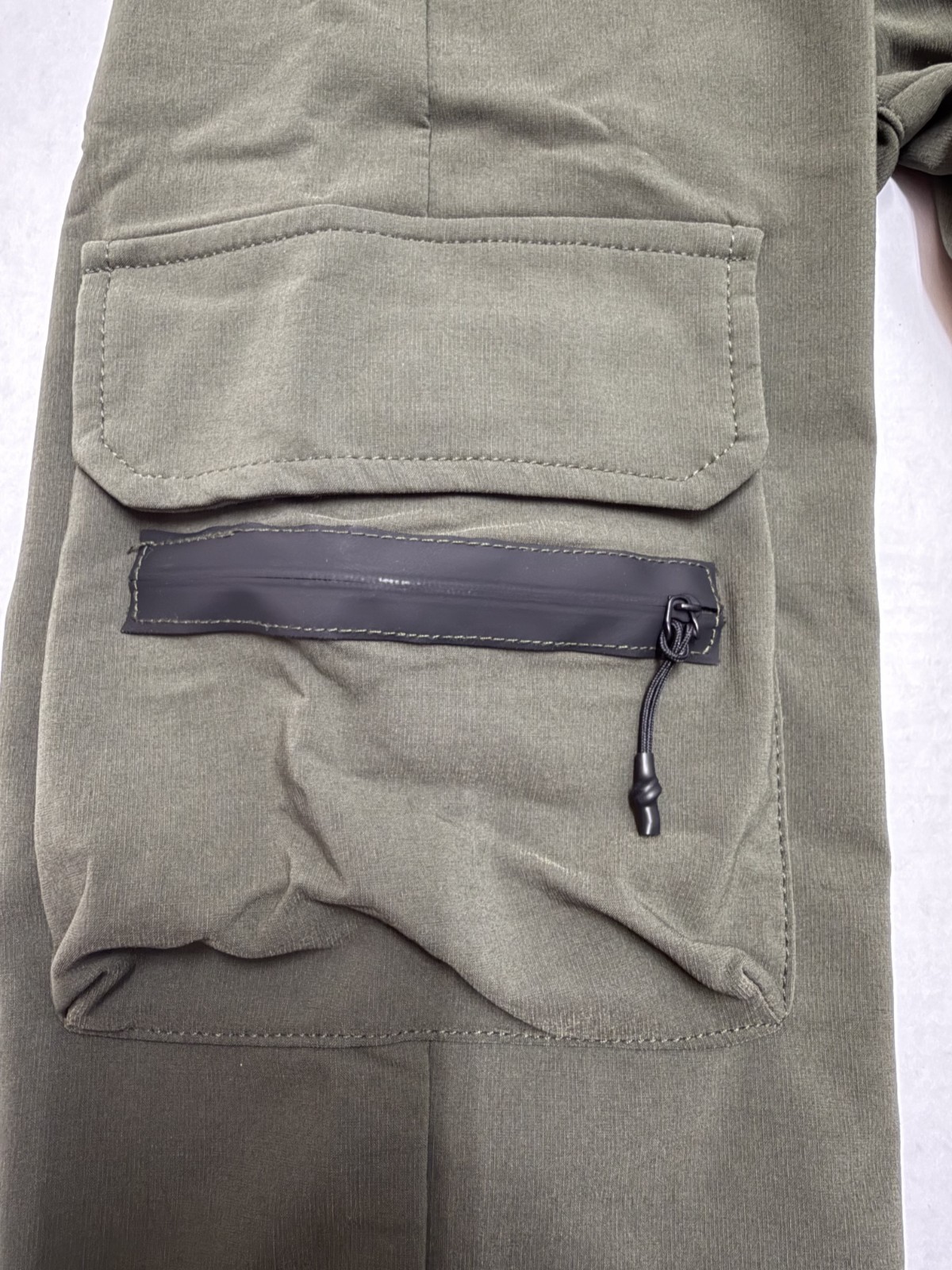 Mens Cargo Combat Flex Work Trouser Relax-Fit Multi Pocket Stretch Workwear Pant