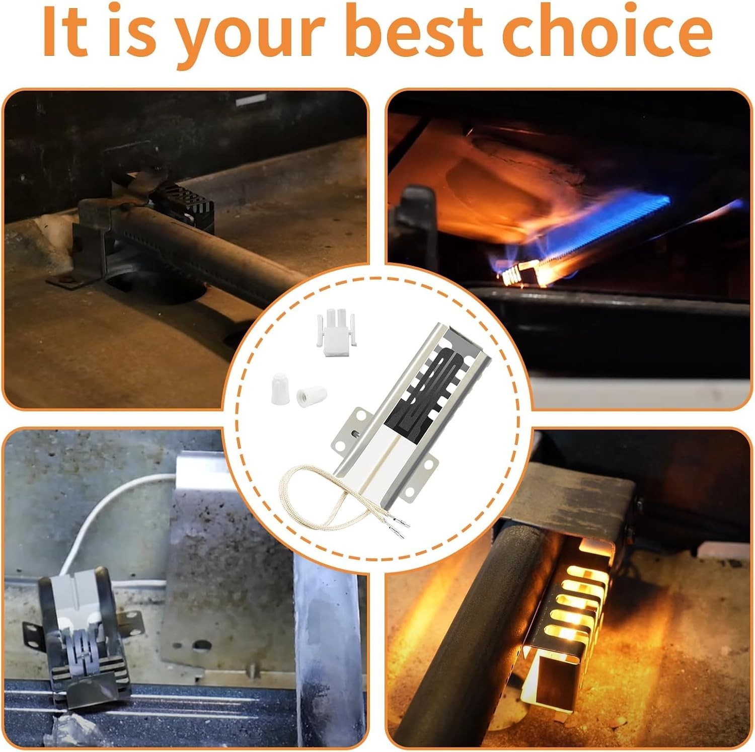 WB13K21 Oven Igniter Replacement for G-E Sam-sung Hot-point Ken-more 5303935066 - Imagen 7