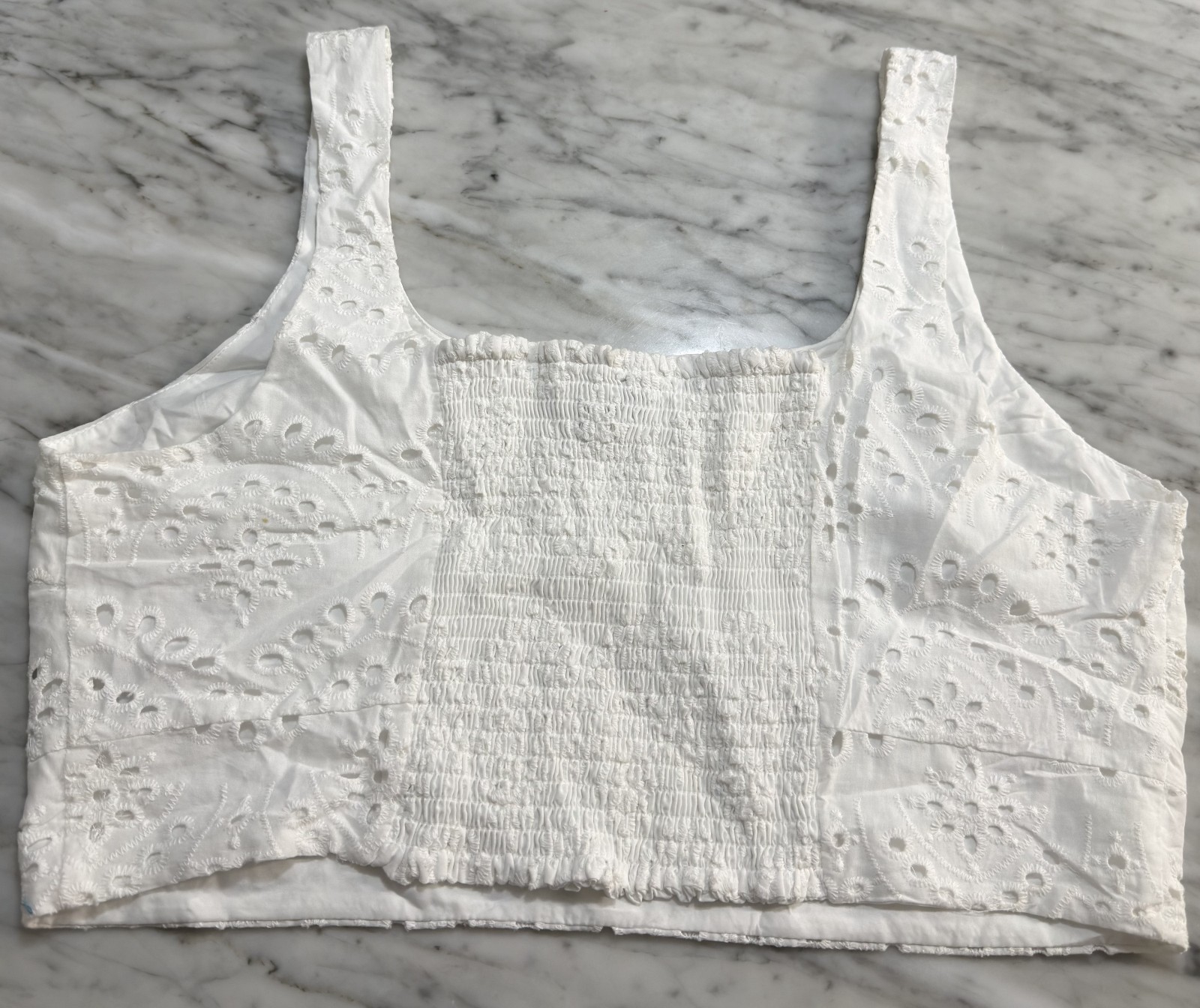 Joie White Size XL Sleeveless Shell 100% Cotton, Lining 100% Polyester Blouse