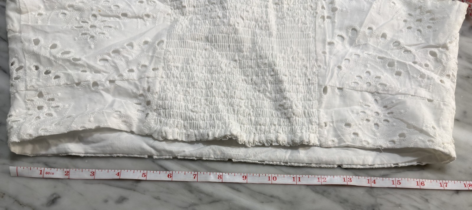 Joie White Size XL Sleeveless Shell 100% Cotton, Lining 100% Polyester Blouse - Imagen 6