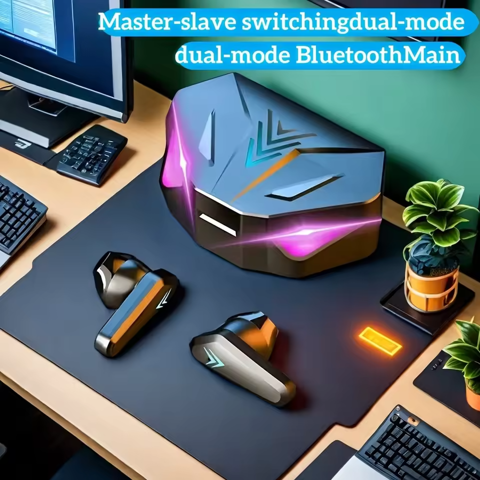 Auriculares Inalámbricos Bluetooth Pantalla Gamer Micrófono Manos Libres - Imagen 3