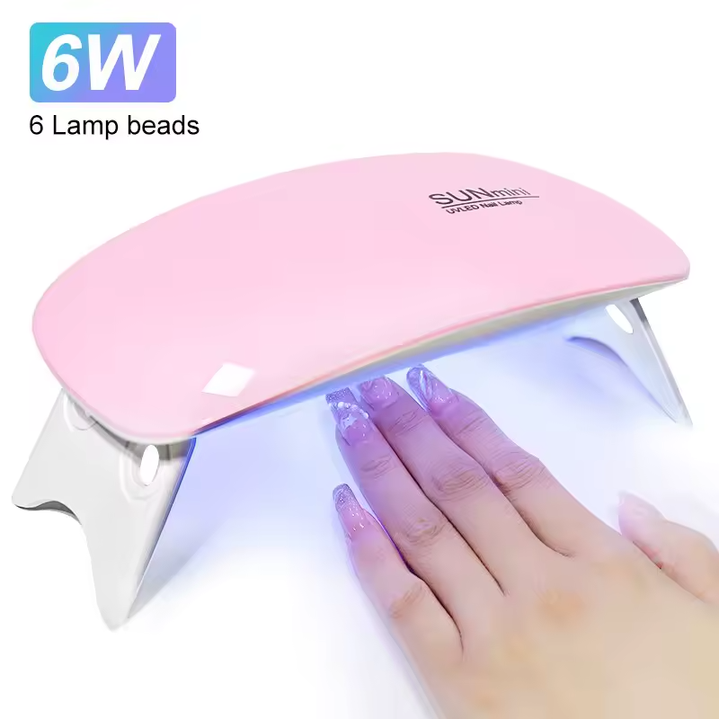 Portable 6W Mini UV LED Lamp USB Charging Gel Polish Curing Machine Nail Dryer