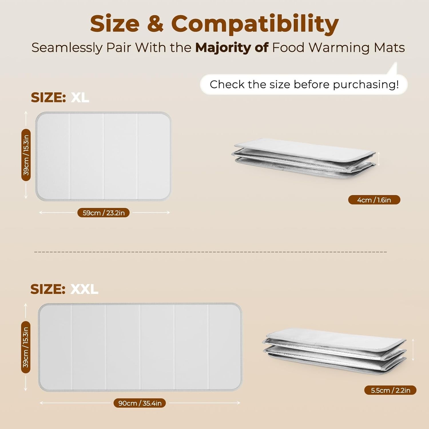 Heat Resistant Mat for Countertop – 23.2×15.3 inch Foldable Kitchen Counter