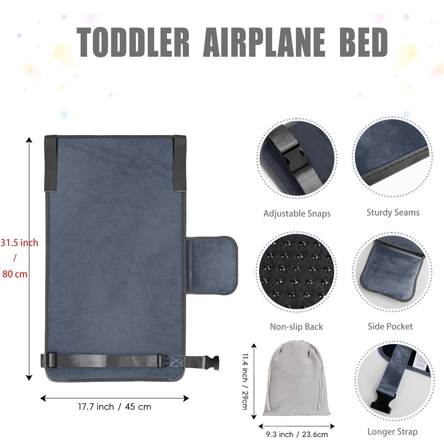 Airplane Bed for Toddlers, Essential Airplane Travel Items for Toddlers