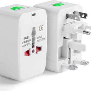 Universal Adapter For Plugs USA, EUR, UK, Australia and India, All in One