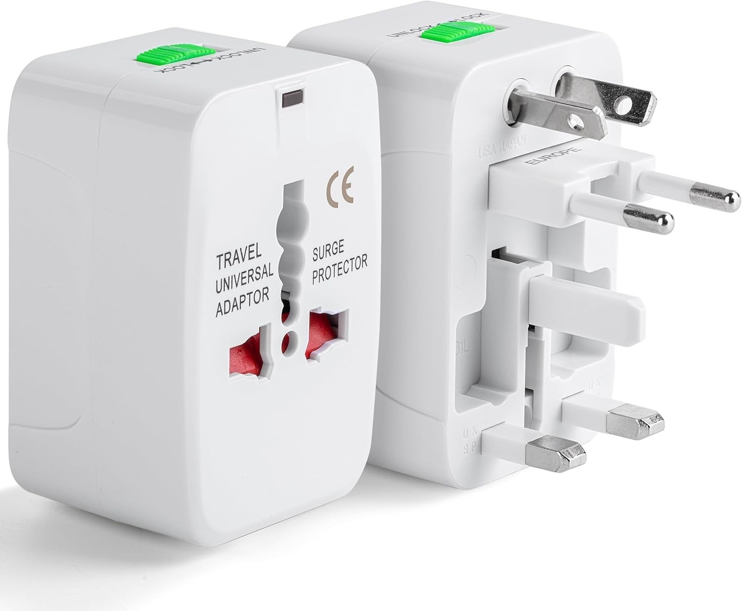 Universal Adapter For Plugs USA, EUR, UK, Australia and India, All in One
