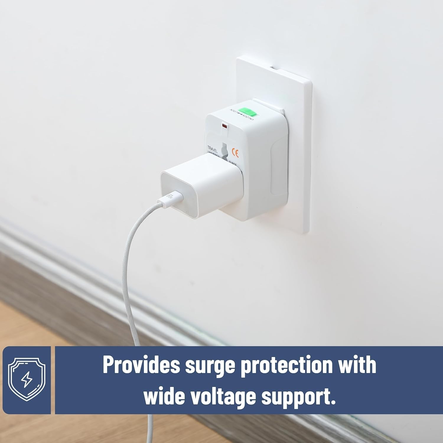Universal Adapter For Plugs USA, EUR, UK, Australia and India, All in One - Imagen 6