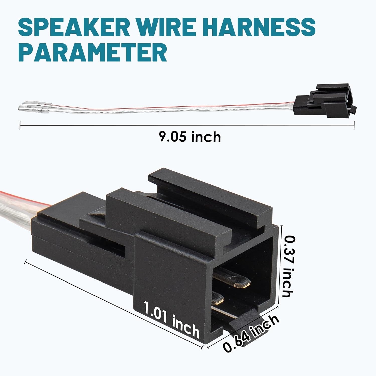 Car Speaker Wiring Harness Connector Adapter Replacement for Chrysler/Dodge/J…