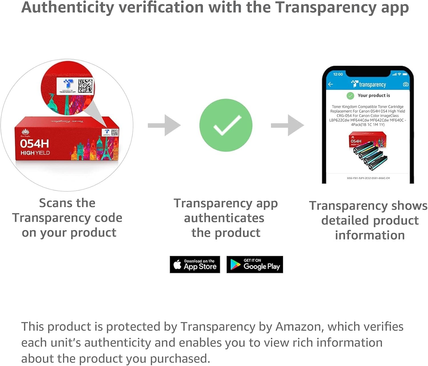 4PK Toner Cartridge for Canon 054 H Imageclass MF640C MF644cdw MF642cdw LBP620 - Imagen 3