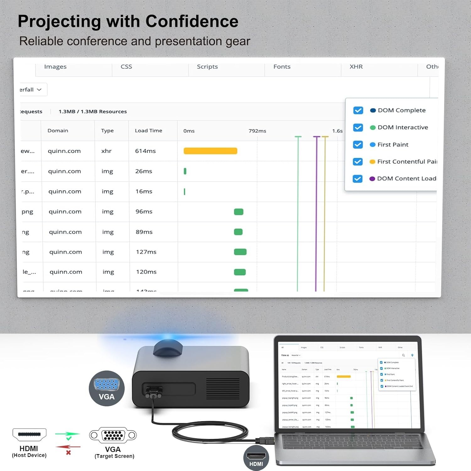 HDMI to VGA Cable Adapter Converter for HDTV PC Desktop Monitor Laptop 4K Video - Imagen 9