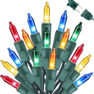 Toodour Clear Christmas Lights, 25ft 100 Count Incandescent Indoor Outdoor