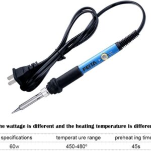 60W Digital Electric Soldering Iron Kit Tempe Adjustable Welding Tool Solder Gun