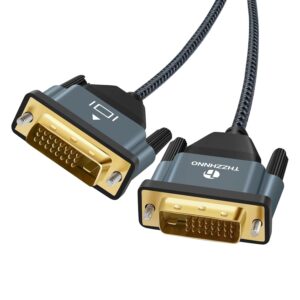DVI-D To DVI-D Cable Dual Link 24+1 Male Video Cable Adapter Gold Plated 3.3FT
