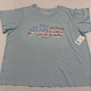 Lucky Brand Coca-Cola Pullover Unisex Light Blue 2X