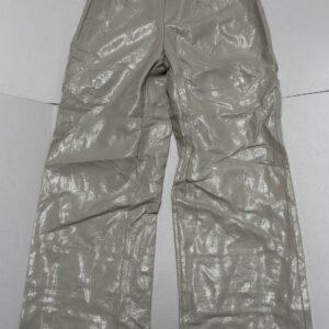 7 For All Mankind Womens Beige Polyurethane Pants Size Small