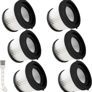 6 Pack HEPA Filters DCV501HB DCV5011H for DeWalt 20V Handheld Vacuum