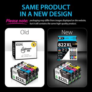 4Pack 822XL Ink Cartridges Combo Pack Multicolor