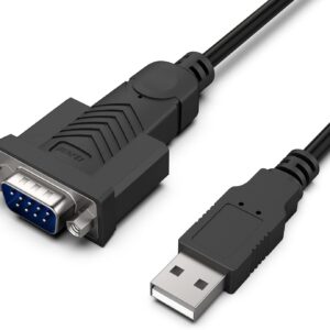 BENFEI 6FT USB to RS-232 Male DB9 Cable for Windows & Mac Compatibility