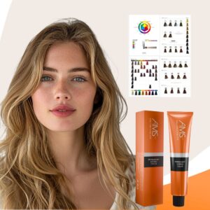 AMS Salon Color Hair Dye 100ml Permanent Long Lasting Professional Color