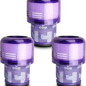 Replacement Filter Dyson V11 Animal, V11 Torque Drive V15 Detect Vacuum [3 Pack]