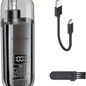 Hleeykeey Nose Ear Hair Trimmer Electric Precision Grooming Tool