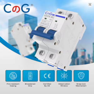 AC Circuit Breaker, 50 A 120V/240V 2-Pole DIN Rail Mount Circuit Breaker