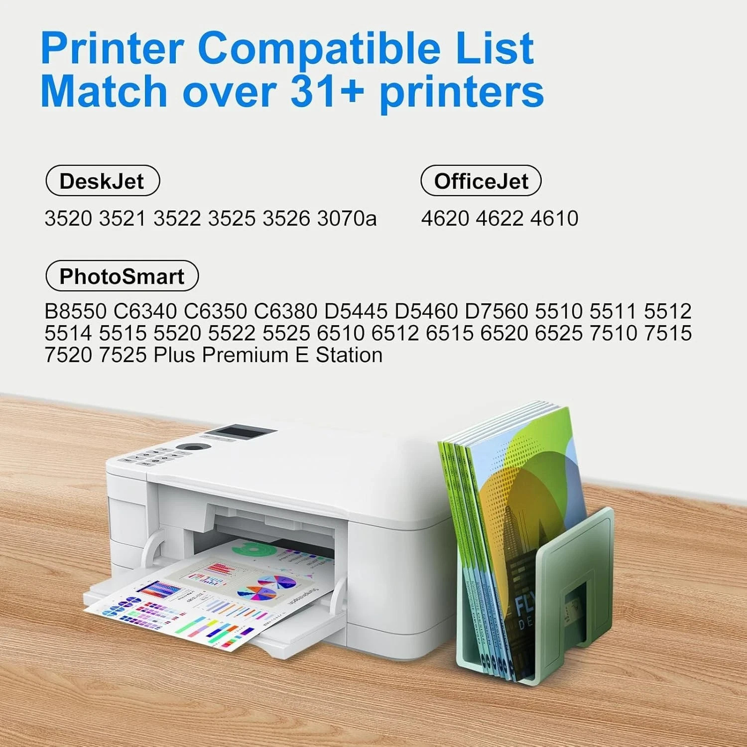 HP 564XL Ink Cartridges 4622 5-Pack Black & Color for HP Photosmart OfficeJet - Image 9