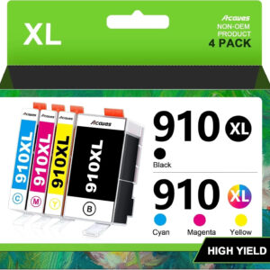 HP 910XL Ink Cartridge Combo Pack Black & Color for OfficeJet 8020 8025 8035