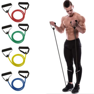 Resistance Bands with Handles Workout Exercise Fitness Tube Bands Set Home Gym