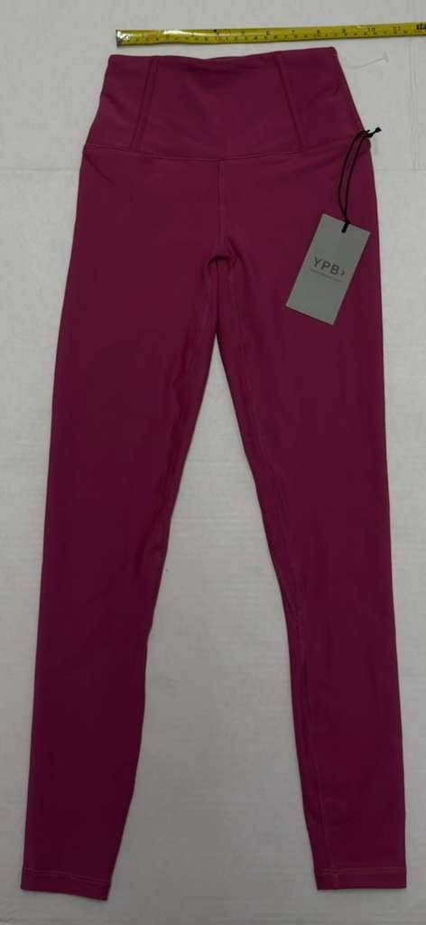 YPB Magenta High Waist Leggings Womens XXS Long Athletic Workout Pants