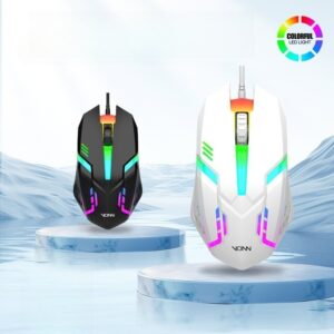 Wired USB Black Optical Gaming Mouse RGB Backlit Optical Gamer PC Laptop
