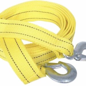 3 Ton Heavy Duty Tow Tow Rope Strap Car Recovery Cable Hooks Mud Snow Sand