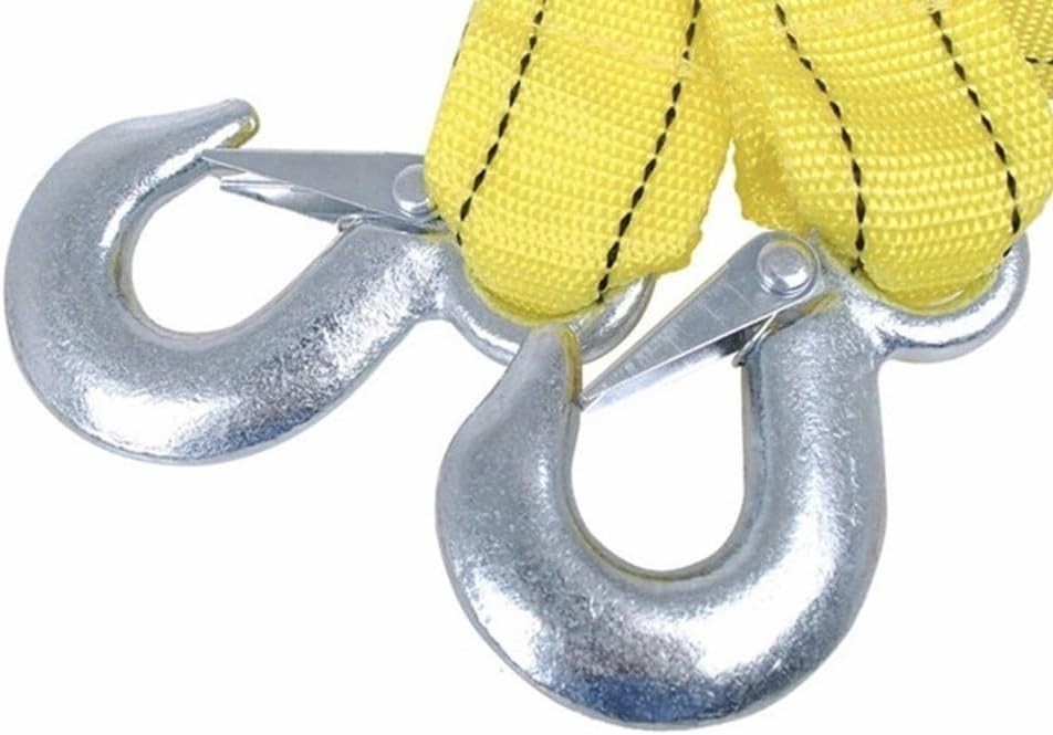 3 Ton Heavy Duty Tow Tow Rope Strap Car Recovery Cable Hooks Mud Snow Sand - Image 6