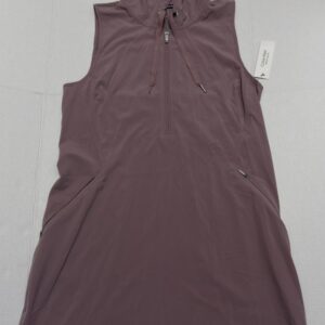 Calvin Klein Performance Womens L/G Sleeveless Hooded Zip Front Stretch Vest Jac