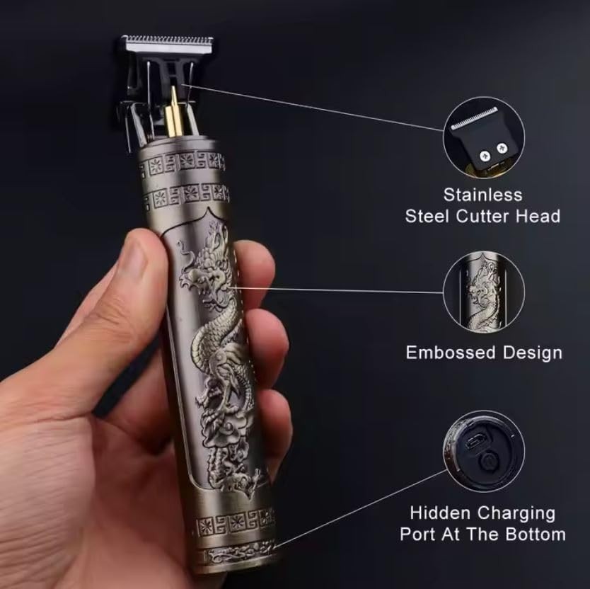 Vintage T9 Electric Cordless Hair Cutting Machine Professional Hair Trimmer - Image 4