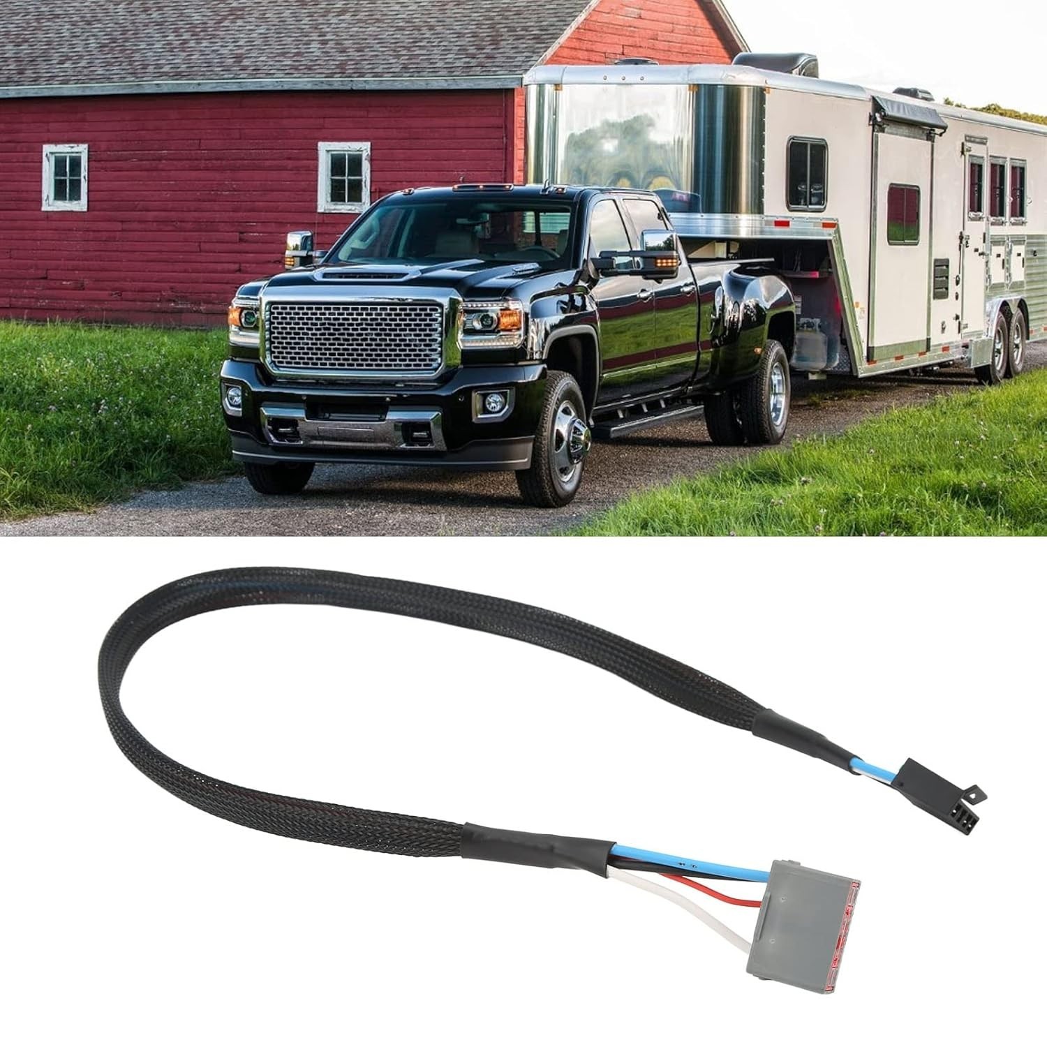 3064P Trailer Brake Control Wiring Harness Adapter 31in for 1500 2500 3500 - Image 5