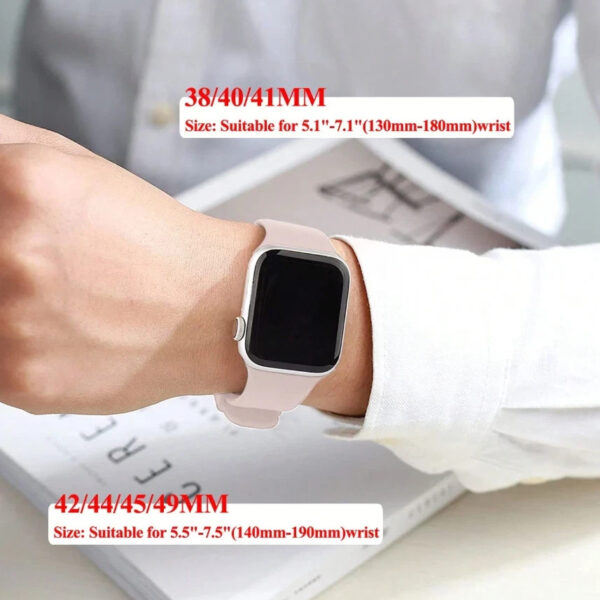 Sport Band for Apple Watch 49mm 46mm 45mm 44mm 42mm Silicone Nylon Strap iWatch - Image 30